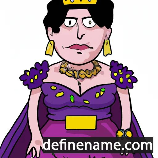 cartoon of the name Emperatriz