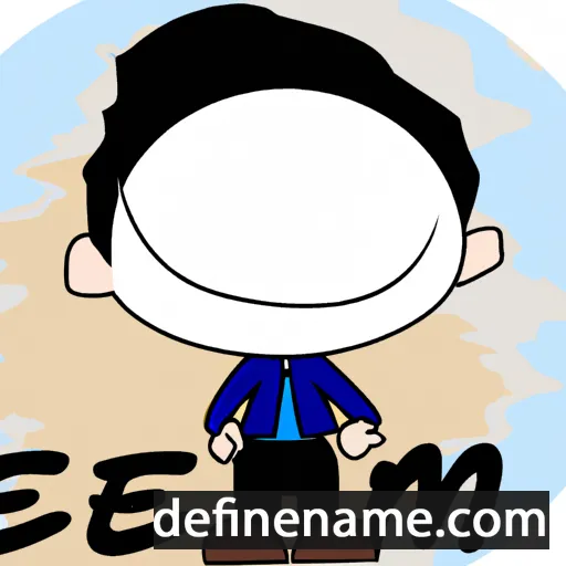 cartoon of the name Emrah