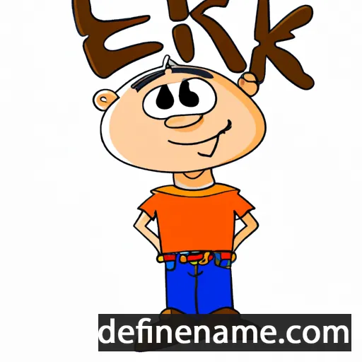 cartoon of the name Emrik