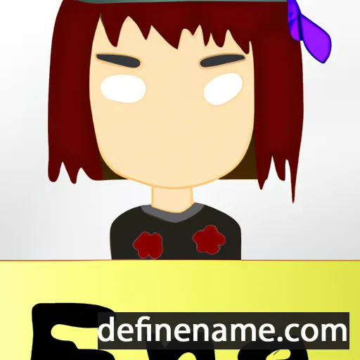 cartoon of the name Ena