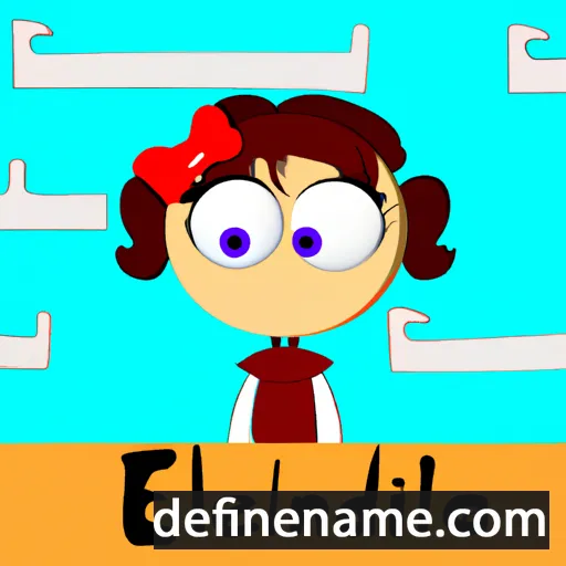 cartoon of the name Endelienta