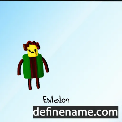 cartoon of the name Endellion