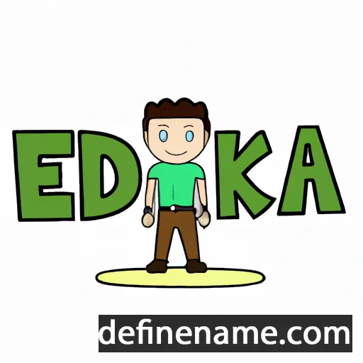 cartoon of the name Endika