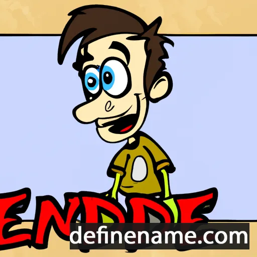 cartoon of the name Endre