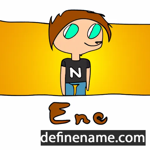 cartoon of the name Enea