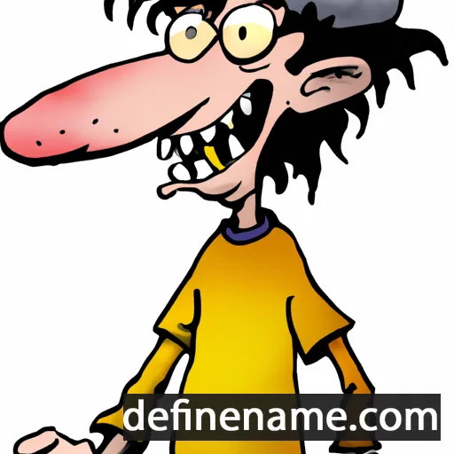 cartoon of the name Enej