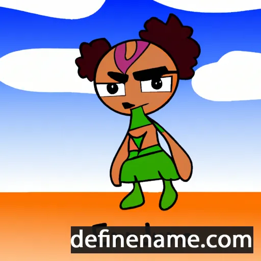 cartoon of the name Enheduanna