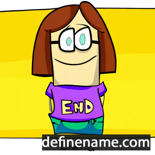 cartoon of the name Enid