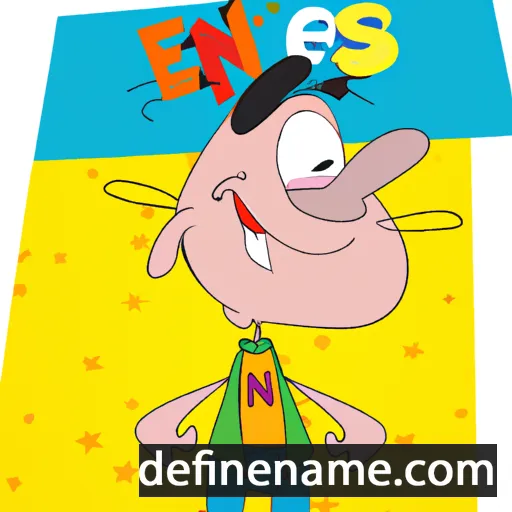 Enis cartoon