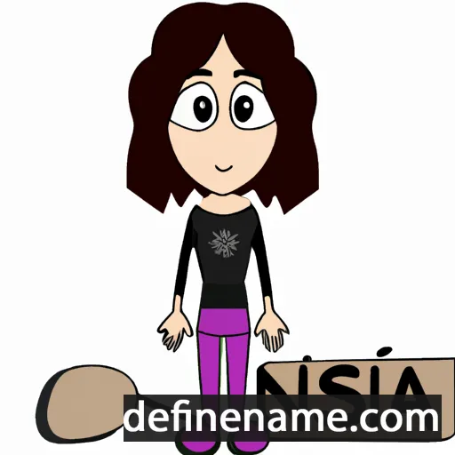 cartoon of the name Enisa