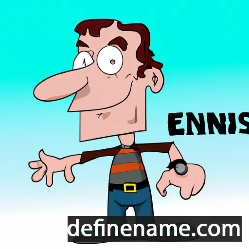 cartoon of the name Ennis