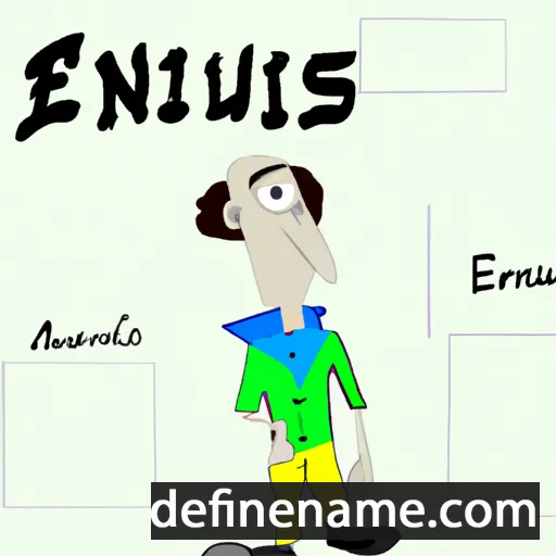 cartoon of the name Ennius