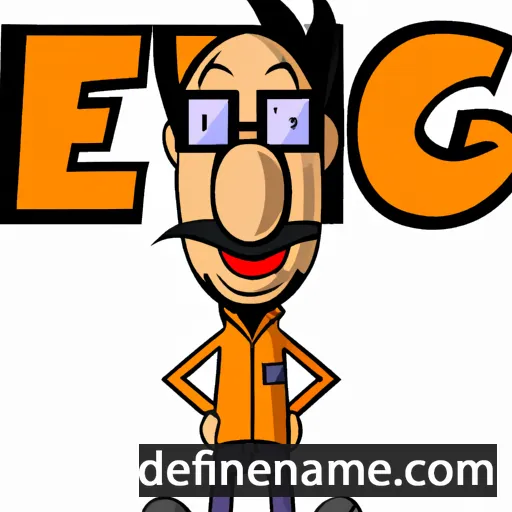 cartoon of the name Enric