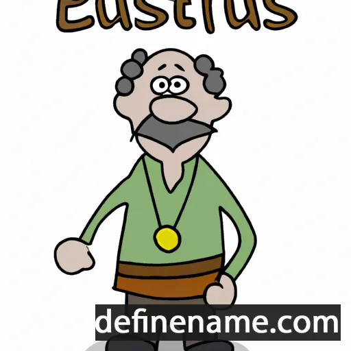 cartoon of the name Erastus