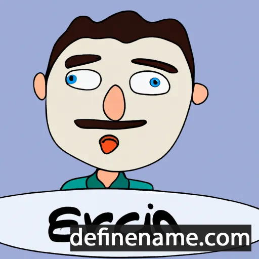 cartoon of the name Ercan