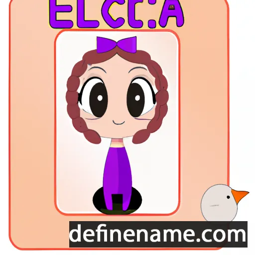 cartoon of the name Ercilia