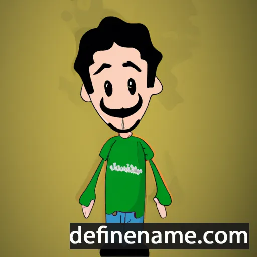 cartoon of the name Erdem