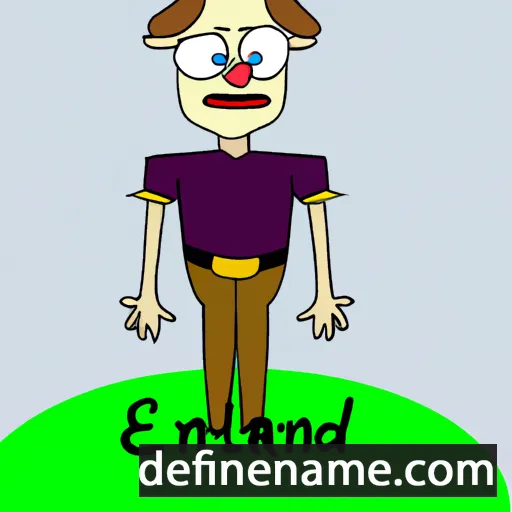 cartoon of the name Erland