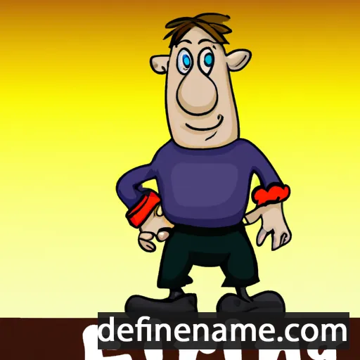 cartoon of the name Erling