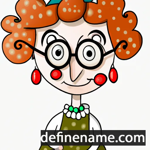 cartoon of the name Ermelinda