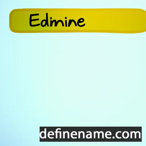 cartoon of the name Ermelinde