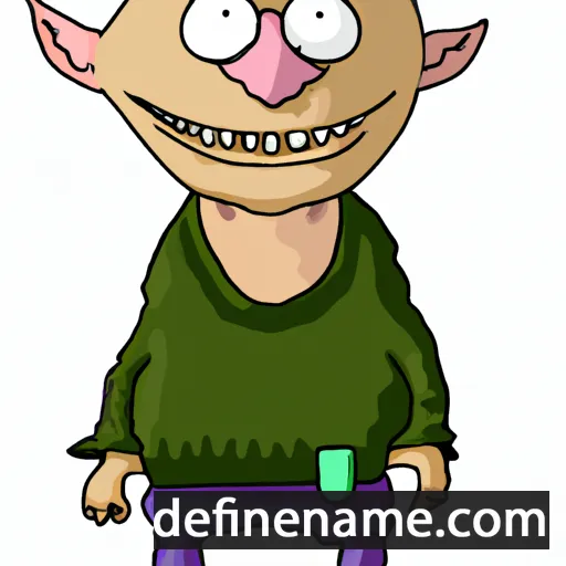 cartoon of the name Ermias