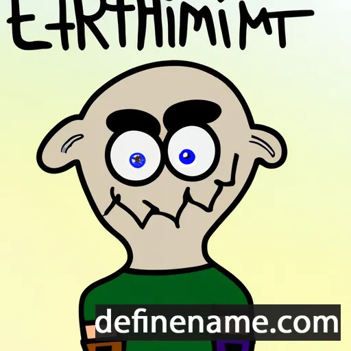 cartoon of the name Erminhilt