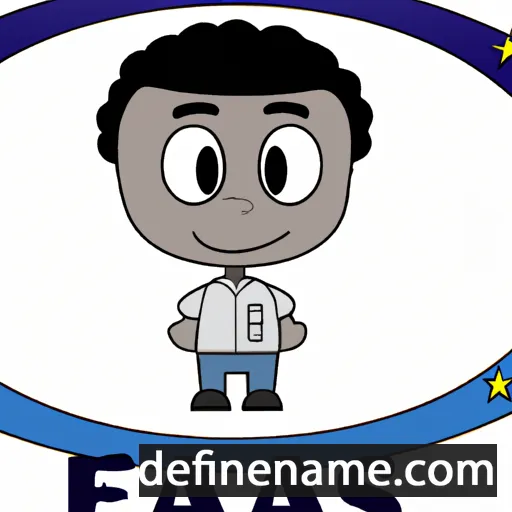 cartoon of the name Esaias