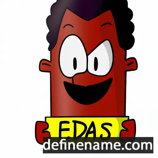 cartoon of the name Esdras