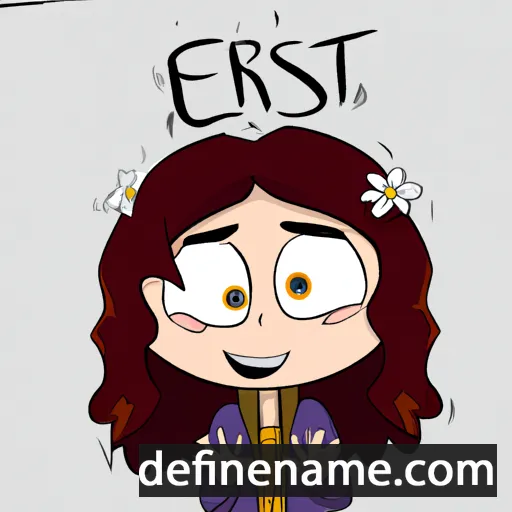 cartoon of the name Esfir