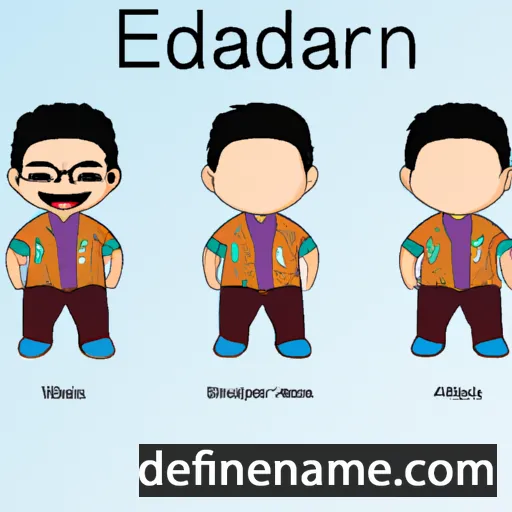 cartoon of the name Eskandar