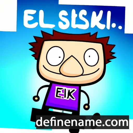 cartoon of the name Eskil