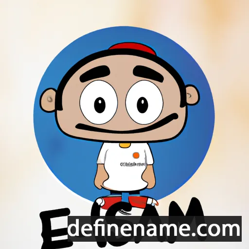 cartoon of the name Esmail