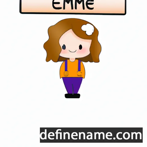 cartoon of the name Esmée