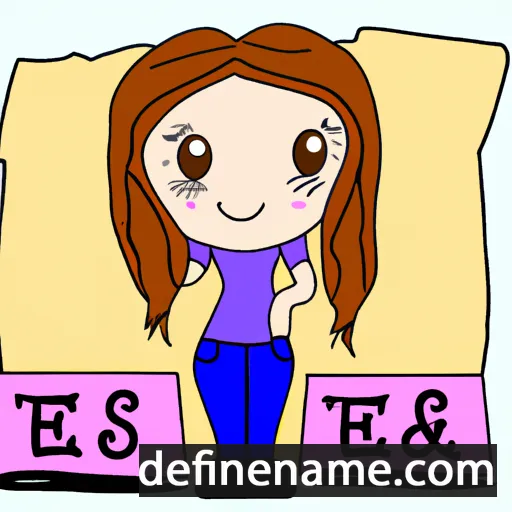 cartoon of the name Essi