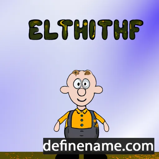 cartoon of the name Ethelbert