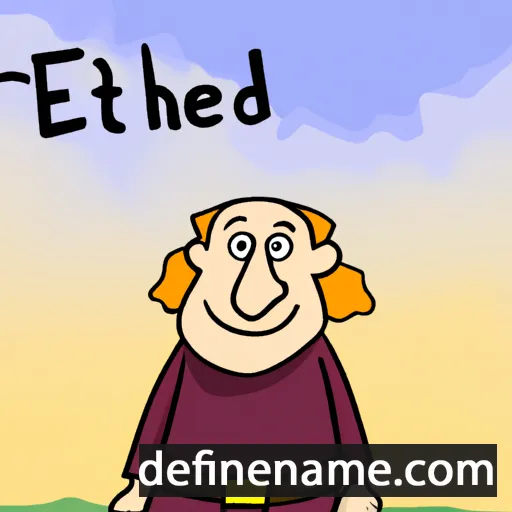 cartoon of the name Etheldred