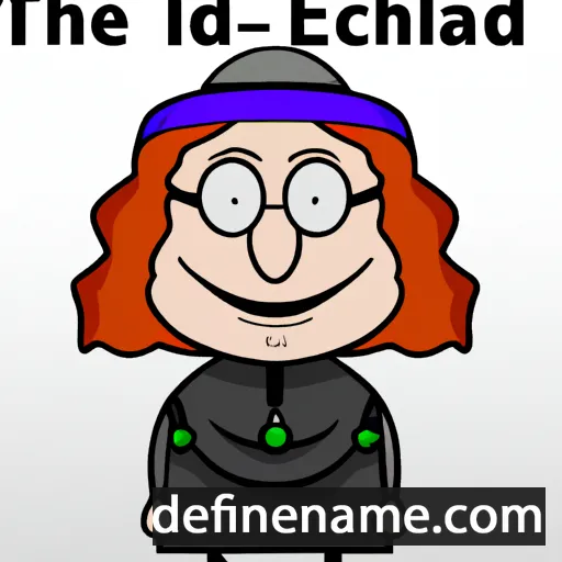 Etheldreda cartoon