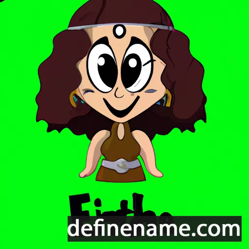 cartoon of the name Ethne