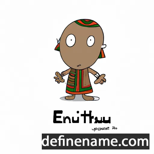 cartoon of the name Ethniu