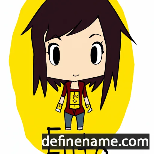 cartoon of the name Etsuko