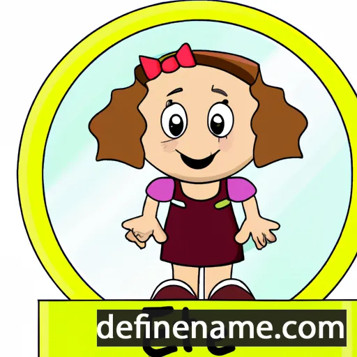 cartoon of the name Ettie