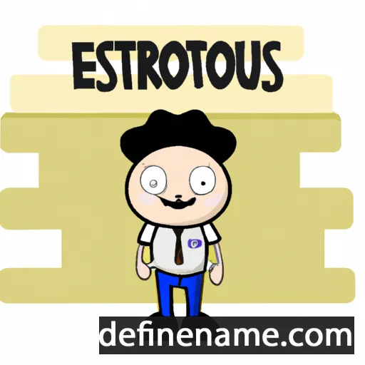 cartoon of the name Euaristos