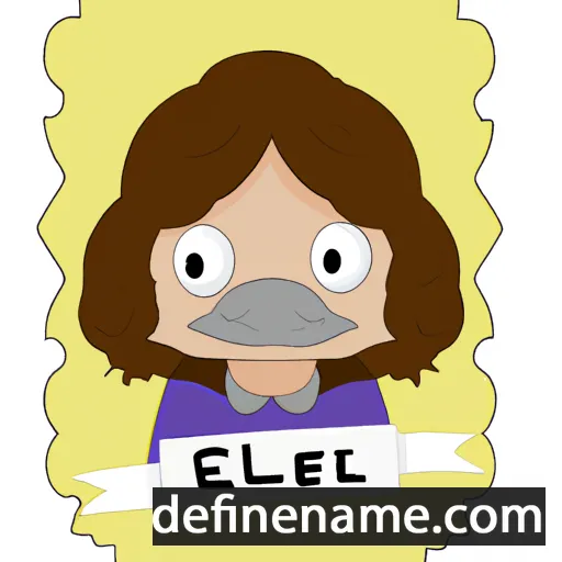 cartoon of the name Eulalie