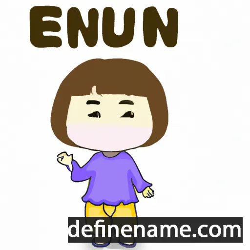 Eun-U cartoon