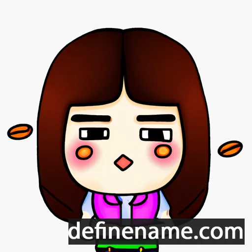 cartoon of the name Eun-Young