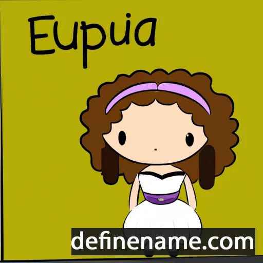 cartoon of the name Euphemia