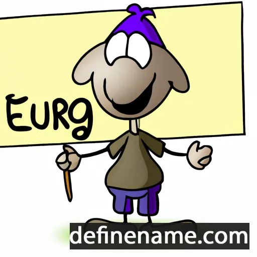 cartoon of the name Eurig