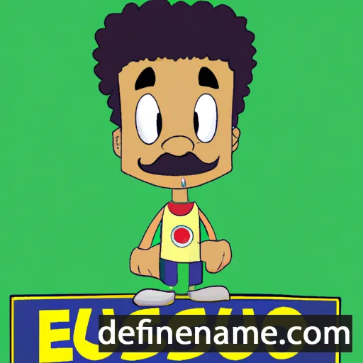 cartoon of the name Eusébio