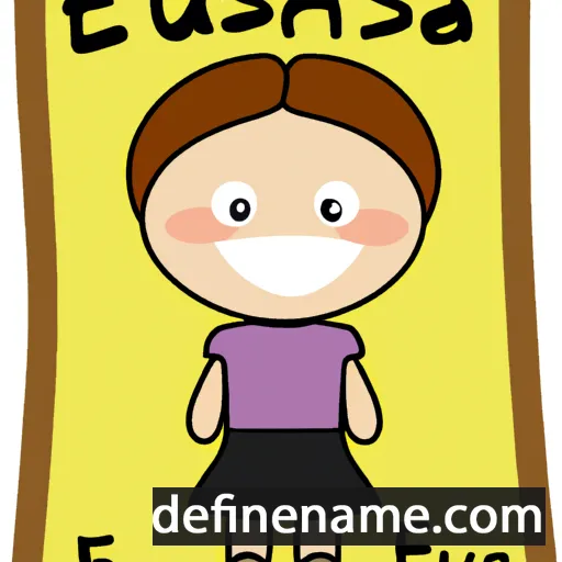 cartoon of the name Eusebia